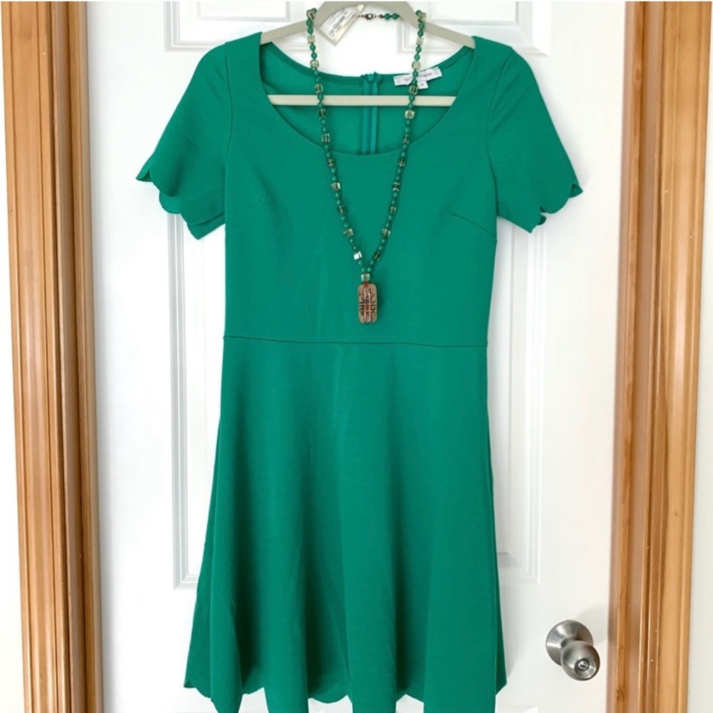 NWOT Green A-Line Dress